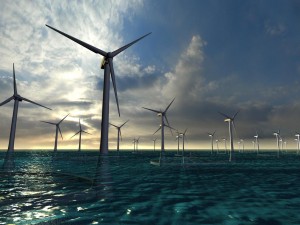 20120620-FS-windpower3-orig 浮体式洋上風力発電所の完成予想図 © Takeshi Ishihara