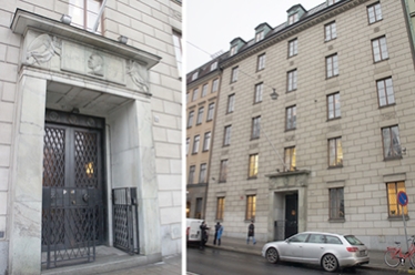 The building that houses the Nobel Foundation