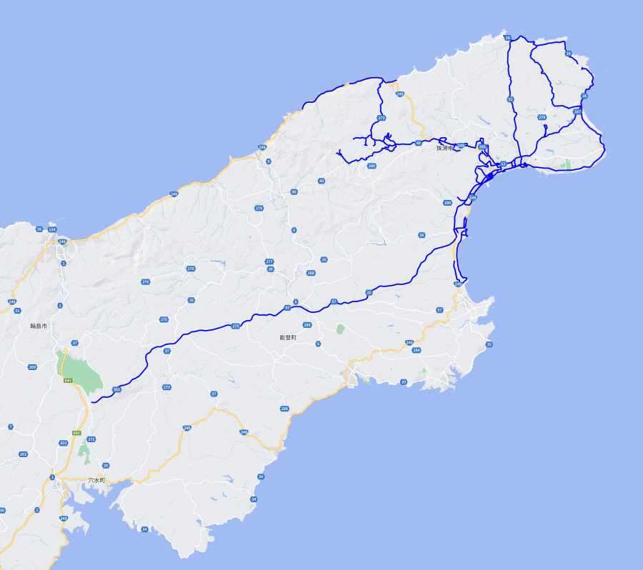 仙泰_大伏_珠洲市におけるGoogleストリートビュー