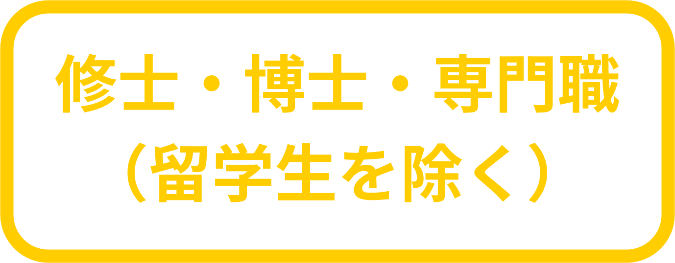 修士 博士 専門職